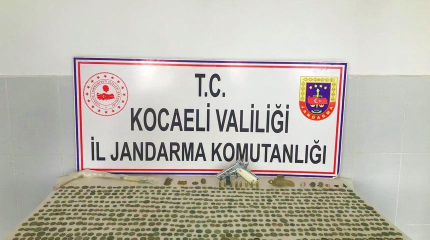 Kocaeli'de tarihi eser operasyonunda 2 kişi yakalandı