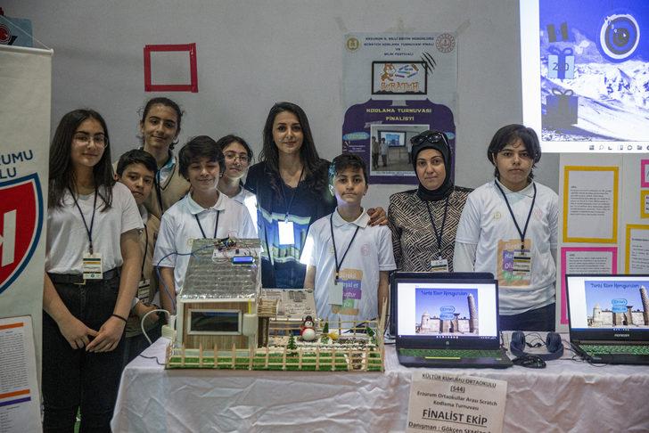 Erzurum'da ortaokullular atık malzemelerden kar birikmesi ve buzlanmaya karşı proje yaptı G2