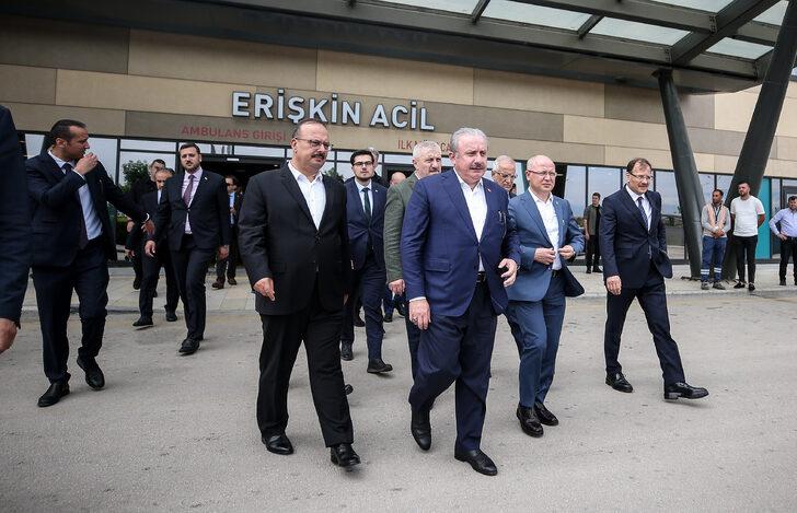 TBMM Başkanı Şentop'un özel kalem ekibi ve korumalarının bulunduğu araç kaza yaptı G1