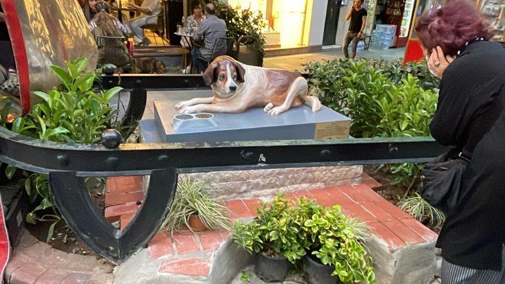 Şişli Belediye Başkanı Muammer Keskin maskot köpeğin heykelini açtı G2