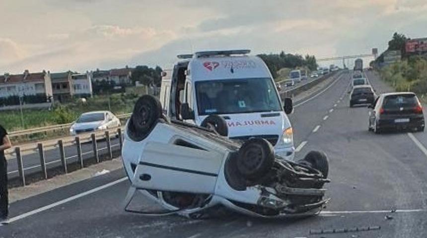 Tekirdağ'da feci kaza! 3 araç birbirine girdi: 1 kişi hayatını kaybetti