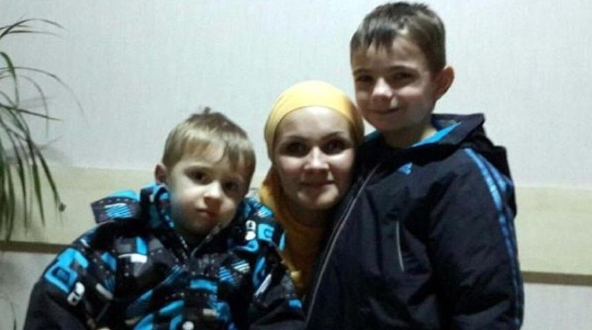 Çocuklarına kavuşan Rus anne ülkesine gitti