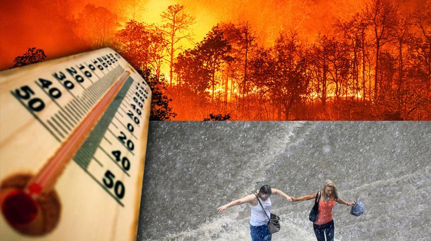 Felakete ramak kaldı! Bu tarih çok konuşulur: Rekor düzeyde sıcaklıklar, orman yangınları ve sel...