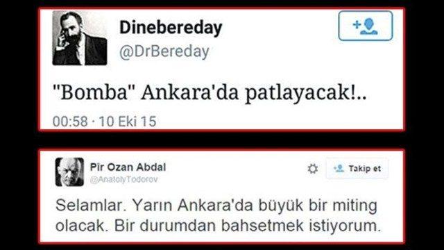 Ankara'daki saldırıyı haber veren tweet’ler