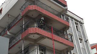 Edirne'de öğrencilerin kaldığı pansiyonda çıkan yangın söndürüldü