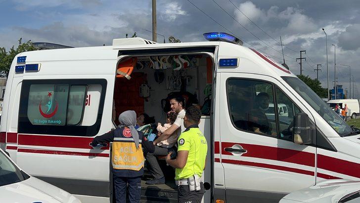 Kocaeli'de otomobille cipin çarpıştığı kazada 5 kişi yaralandı G1