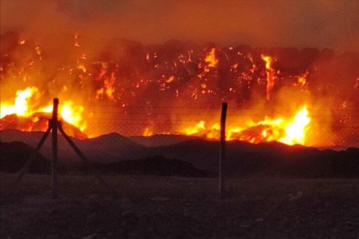 Şanlıurfa'da elektrik üretim tesisinde büyük yangın! İtfaiye ekipleri ve TOMA'lar müdahale etti