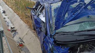 Balıkesir'de otomobilin devrilmesi sonucu 1 kişi öldü, 1 kişi yaralandı