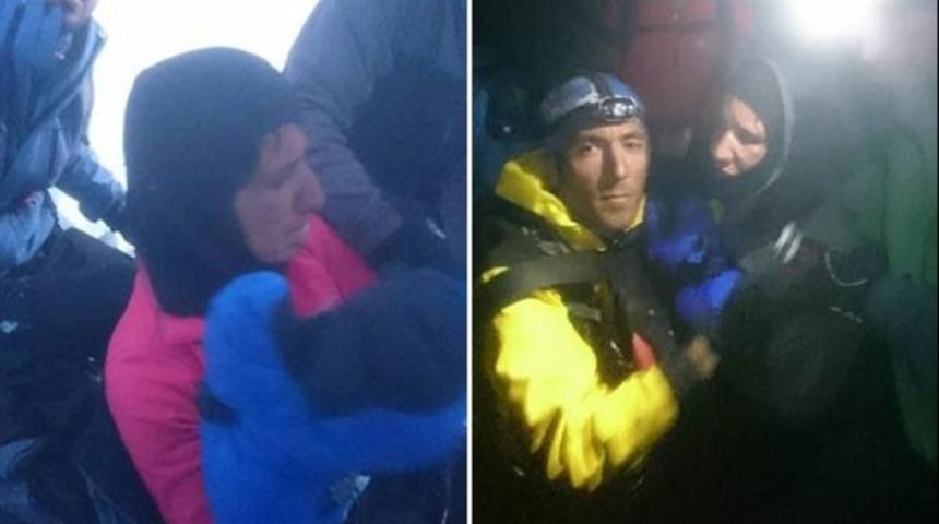 Kayıp kadın dağcı bulundu