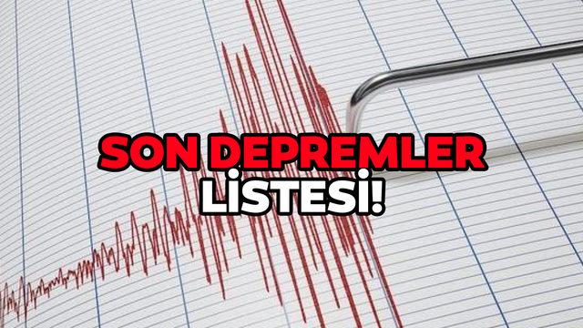 SON DEPREMLER LİSTESİ! 14 Haziran 2022 en son deprem nerede, ne zaman ve kaç şiddetinde oldu? AFAD ve Kandilli Rasathanesi açıkladı!