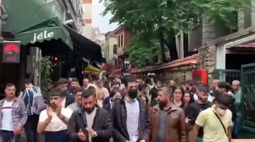 İstanbul'un göbeğinde teröristbaşı Abdullah Öcalan için yürüdüler! Çok sayıda kişiye gözaltı