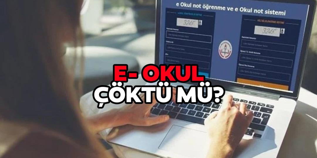 E-Okul &ccedil;&ouml;kt&uuml; m&uuml;, neden a&ccedil;ılmıyor? MEB E-Okul neden a&ccedil;ılmıyor, kapandı mı?