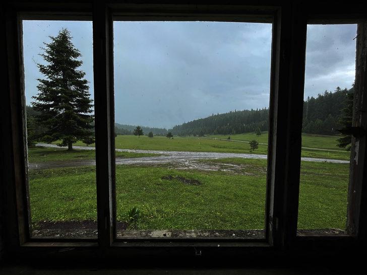 Yağışların sürdüğü Düzce'deki yaylalarda sessizlik hakim G5