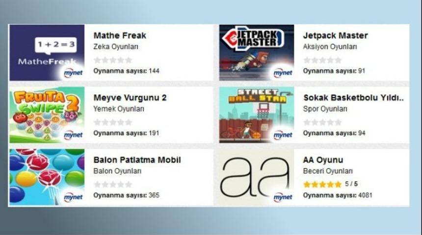 Mobil Mynet Oyun Keyfi
