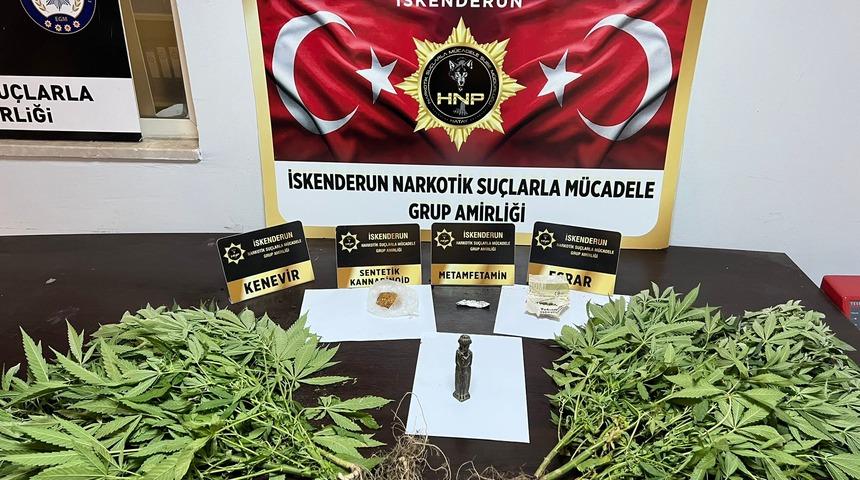 Hatay'da "Narko Alan" uygulamasında 18 kişi yakalandı