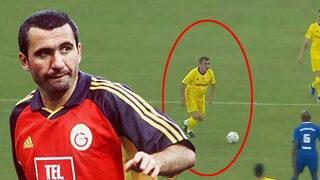Hagi ne yaptın Hagi... 57 yaşında sergilediği futbolla dudak uçuklattı