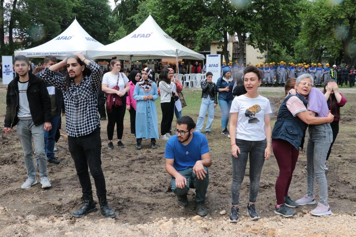 Bolu'da yerel d&uuml;zey saha tatbikatı ger&ccedil;ekleştirildi