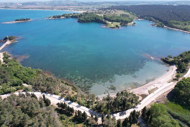Sinop'ta tabiat parkına yapılan bisiklet yolu yaz döneminde hizmete açılacak G3