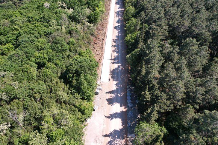 Sinop'ta tabiat parkına yapılan bisiklet yolu yaz döneminde hizmete açılacak G4