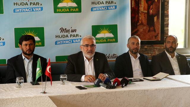 HÜDA PAR Genel Başkanı Yapıcıoğlu, Muş'ta ziyaretlerde bulundu:
