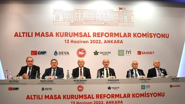 Altılı masadan ortak 'Kurumsal Reformlar Komisyonu' raporu! Merkez Bankası kararı dikkat çekti