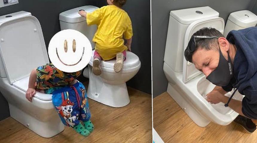 Markete çamaşır ipi almaya gittiler, çocuklarının yaptığı şey sonrası yerin dibine girdiler! 'Artık çok geçti'