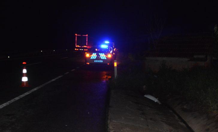 Uşak'ta tırın çarptığı yaya ağır yaralandı G3