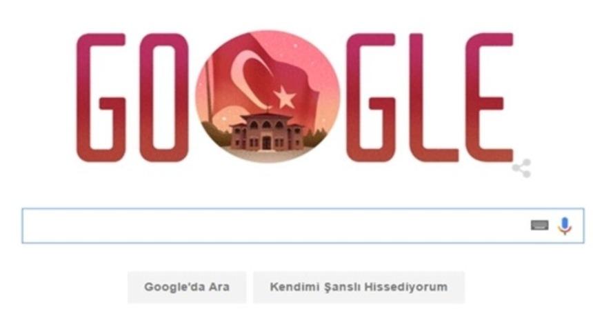 29 Ekim Cumhuriyet Bayramı Google'a Doodle oldu