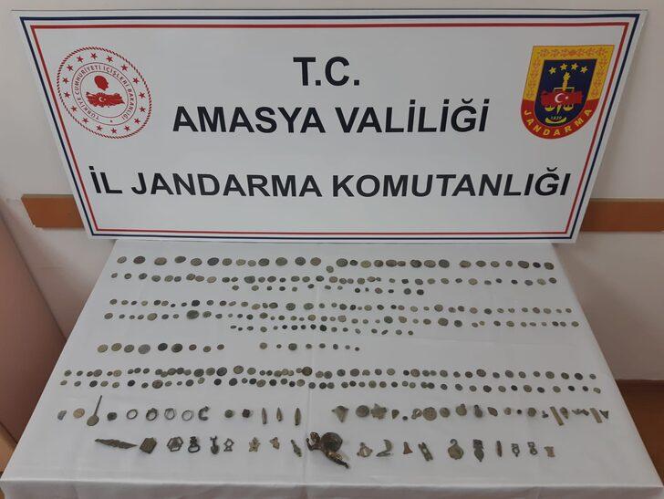 Amasya'da 347 parça tarihi eser ele geçirildi G1