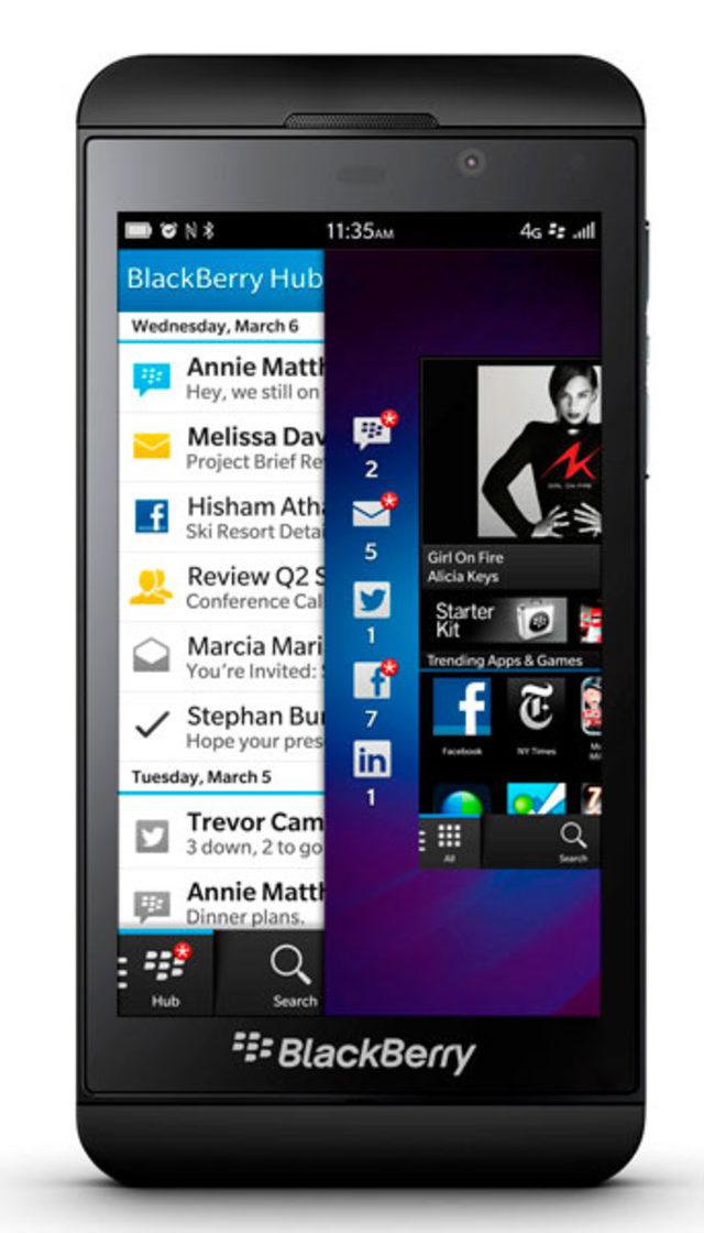 BlackBerry nin beklenen telefonu Türkiye de 1