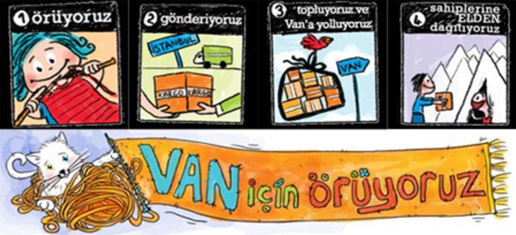 Van İ&ccedil;in &Ouml;r&uuml;yoruz!