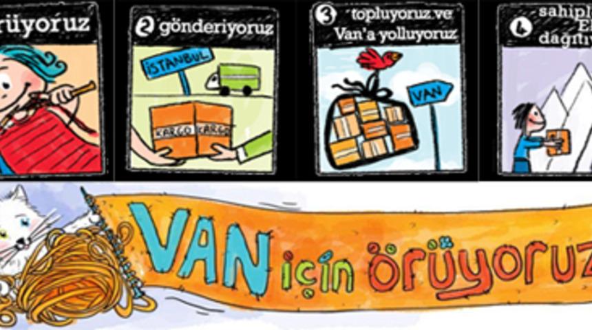 Van İ&ccedil;in &Ouml;r&uuml;yoruz!