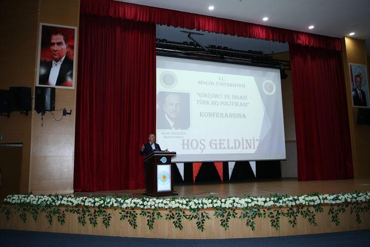 Bakan Çavuşoğlu, Bingöl'de "Girişimci ve İnsani Türk Dış Politikası Konferansı"nda konuştu: G3
