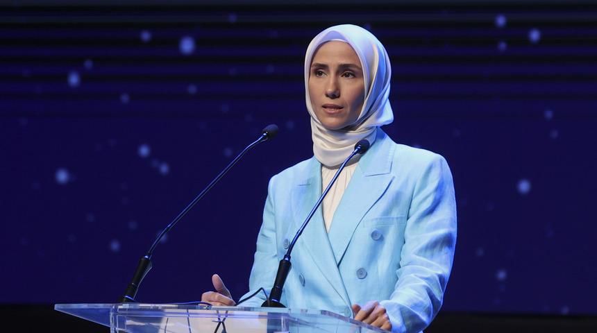 Sümeyye Erdoğan Bayraktar, MÜSİAD Kadın'ın Uluslararası Farkındalık Zirvesi'nde konuştu: