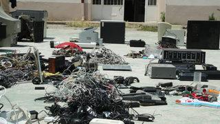 Sakarya'da elektronik atık toplayan öğrencilerden geri dönüşüme katkı