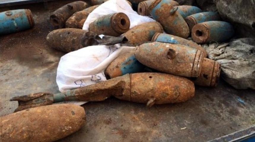 Diyarbakır'da 19 mühimmat parçası ele geçti