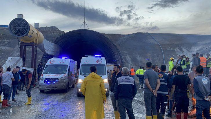 Niğde'de selde hızlı tren tünel inşaatında mahsur kalan 3 işçi kurtarıldı G2