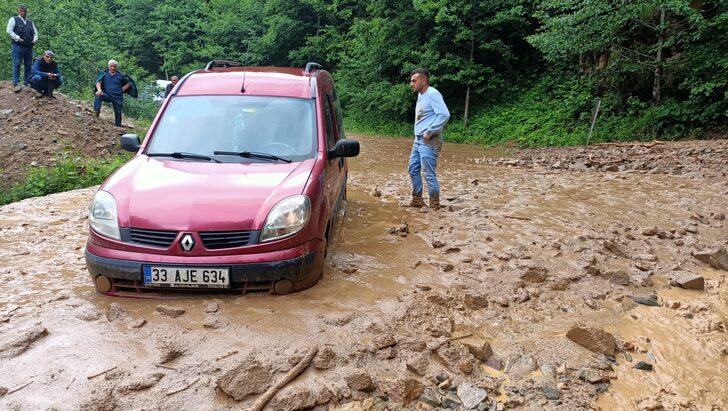 Rize'de şiddetli yağış etkili oldu G2