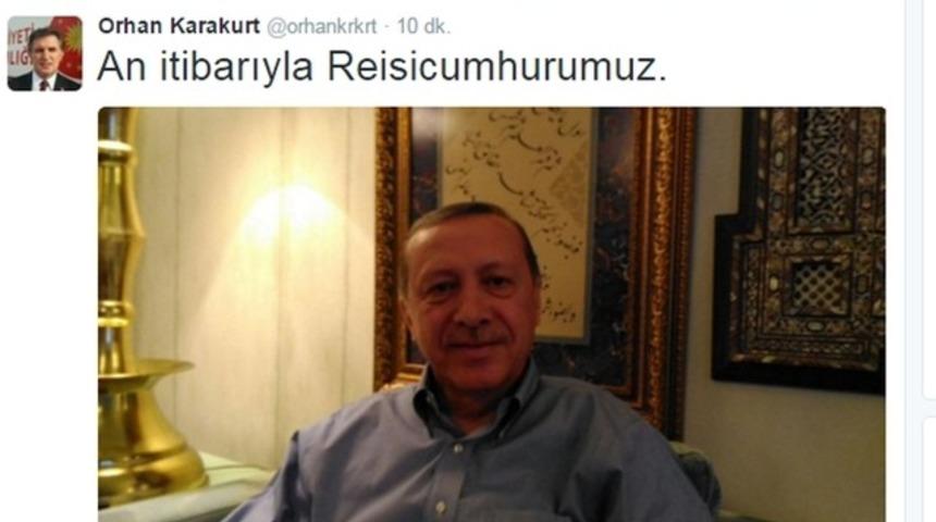 Erdoğan&rsquo;dan se&ccedil;im fotoğrafı