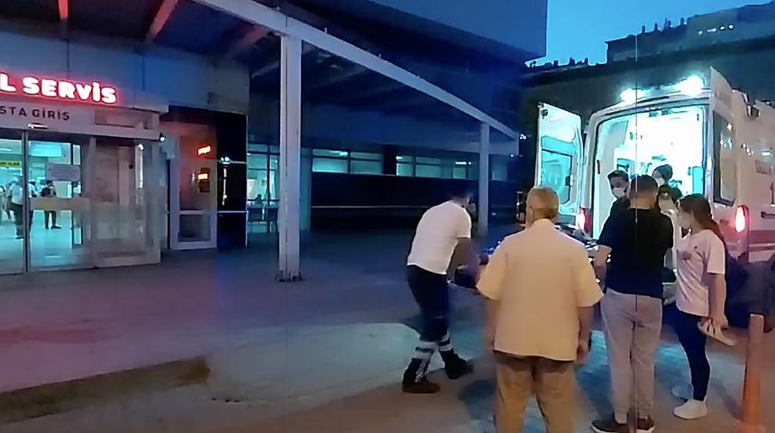 Karabük'te çatıdan düşen kadın yaralandı