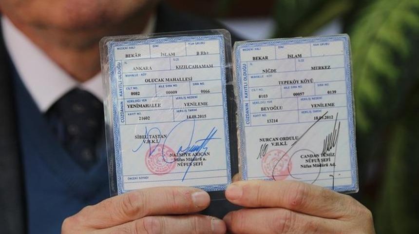 N&uuml;fus c&uuml;zdanlarında 'bekar' yerine 'bek&acirc;r' yazacak