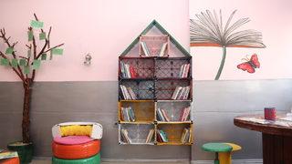 Atık malzemelerle Geri Dönüşüm Kütüphanesi oluşturdular