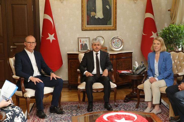 Norveç ve İrlanda dışişleri bakanları Hatay Valisi Doğan'ı ziyaret etti G4