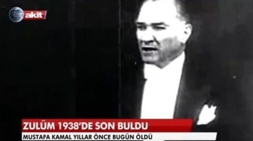 Akit'in Atatürk'e saygısızlığına RTÜK uyarı verdi