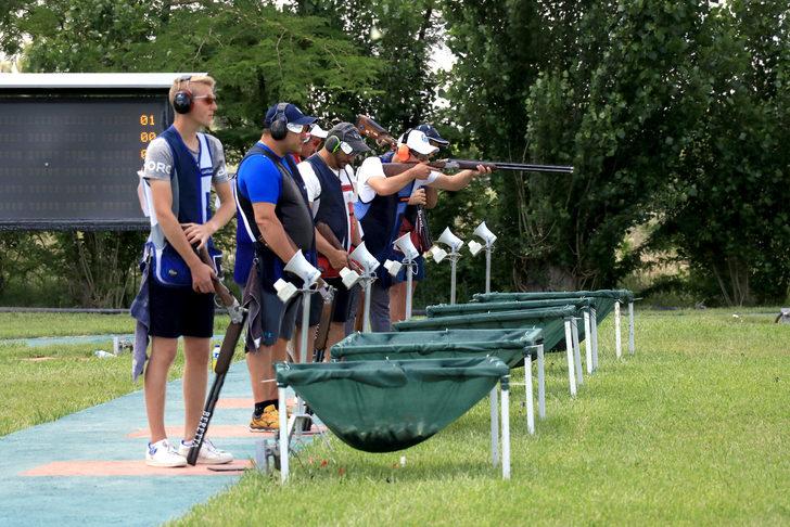ISSF Plak Atışları Grand Prix'si trap sıralama atışlarıyla Konya'da başladı G1