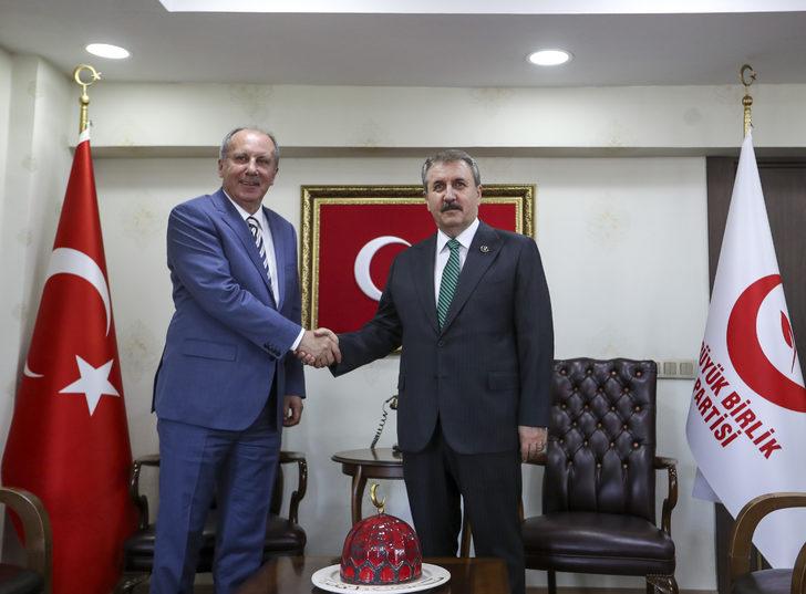 Memleket Partisi Genel Başkanı İnce, BBP Genel Başkanı Destici'yi ziyaret etti G1