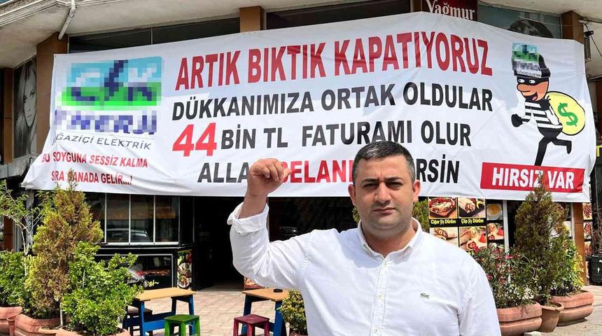 Elektrik faturasını gördü dükkanı kapattı: Soygun bu başka bir şey değil