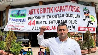 Elektrik faturasını gördü dükkanı kapattı: Soygun bu başka bir şey değil