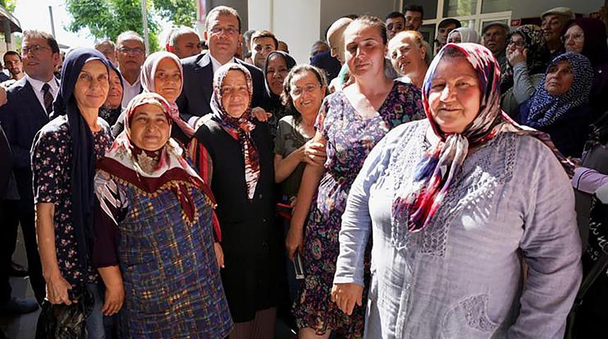 İBB Başkanı İmamoğlu, Silivri'ye bağlı Seymen köyünü ziyaret etti