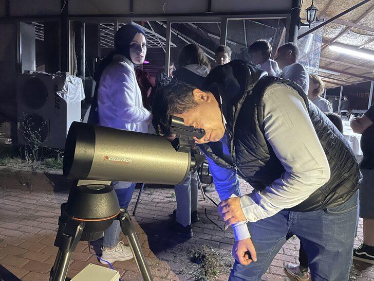 Bilecik'te teleskopla gözlem etkinliği düzenlendi G3